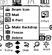 Freeze Menu