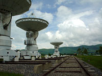 野辺山宇宙電波観測所／野辺山太陽電波観測所のパラボラ